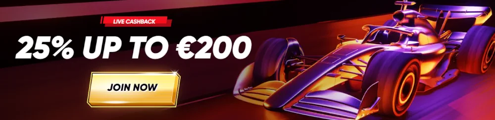 QuickWin élő cashback ajánlat 25%-os veszteség visszatérítéssel